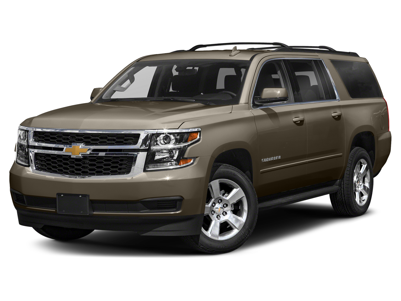 2019 Chevrolet Suburban LT in Silver Ice Metallic — front three-quarter view