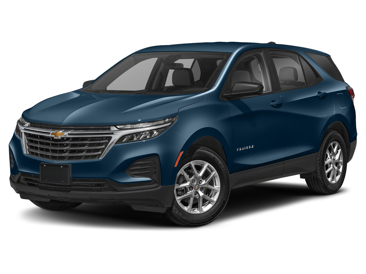 2022 Chevrolet Equinox LS in Iron Gray Metallic — front three-quarter view