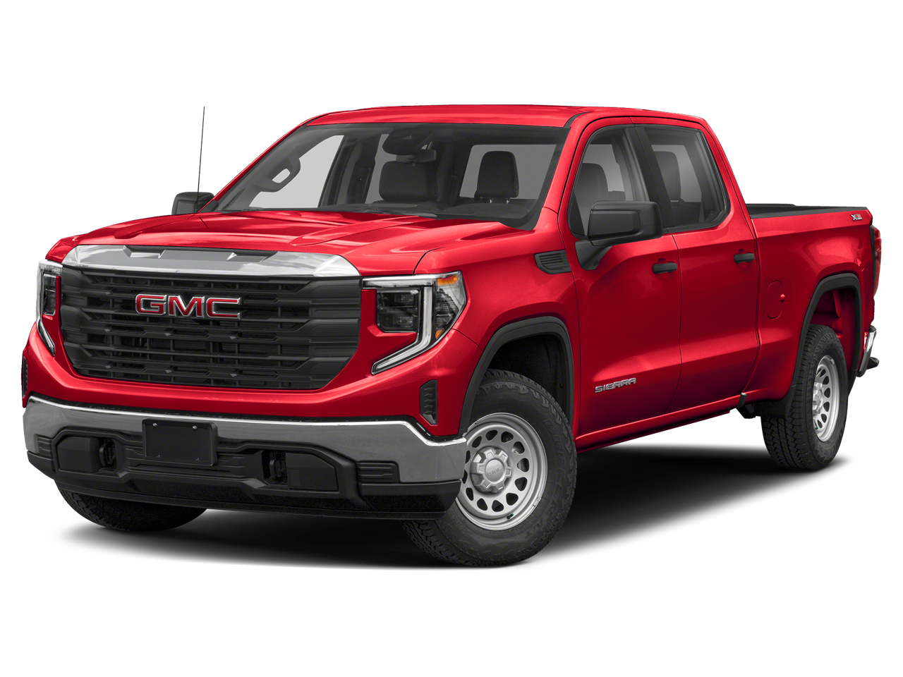 2023 GMC Sierra 1500 Elevation in Titanium Rush Metallic — front three-quarter view