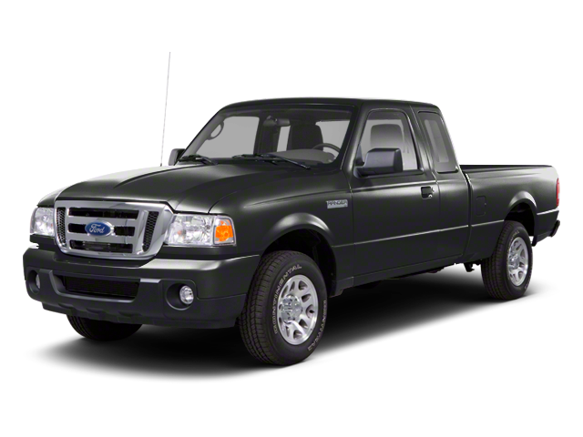 2010 Ford Ranger Sport in Silver — front three-quarter view