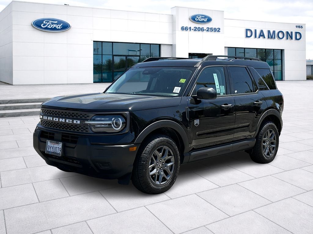 2025 Ford Bronco Sport Big Bend in Shadow Black — front three-quarter view