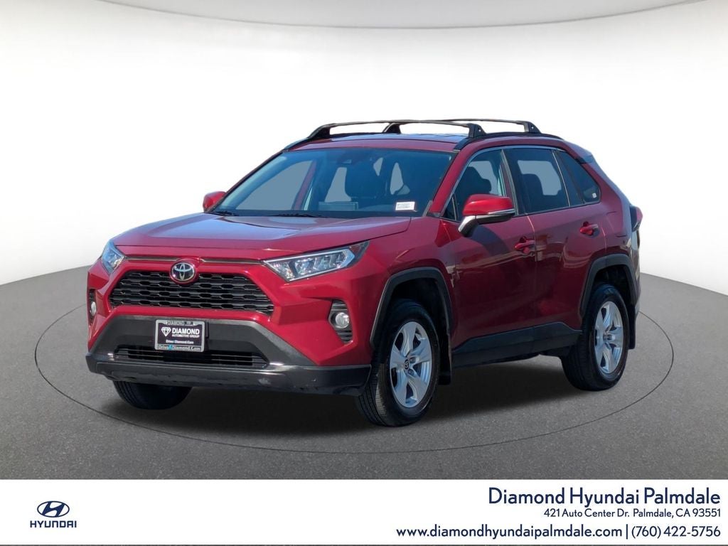 2021 Toyota RAV4 — rear three-quarter view
