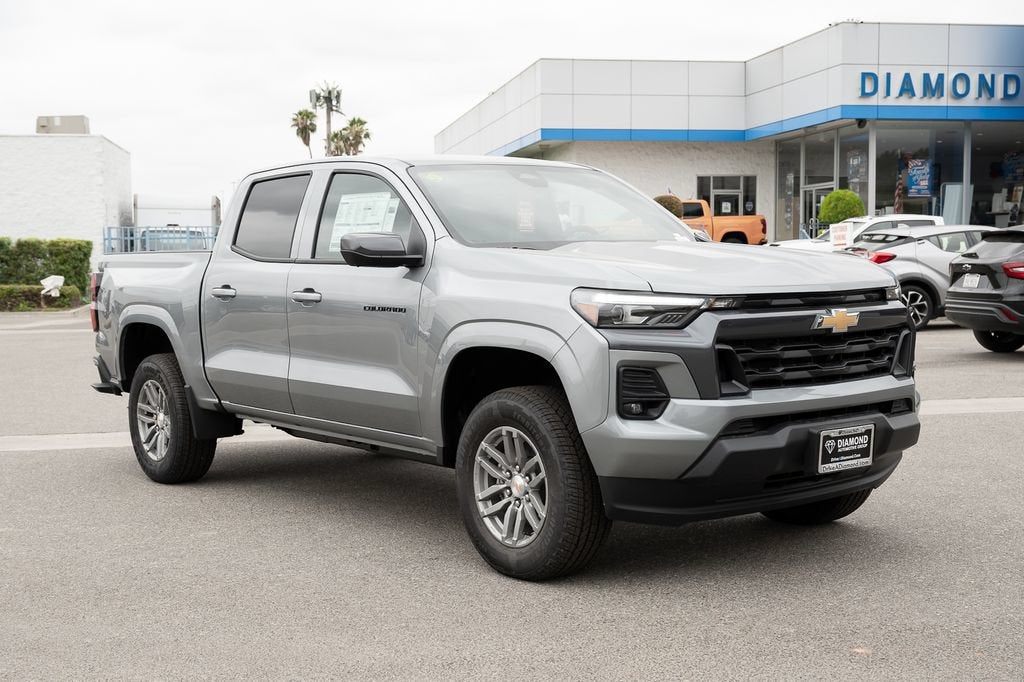 2026 Chevrolet Colorado LT in Sterling Gray Metallic — front three-quarter view