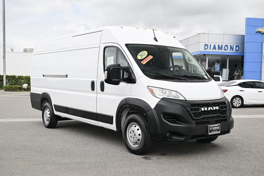 2023 RAM ProMaster Cargo Van NA in White — front three-quarter view
