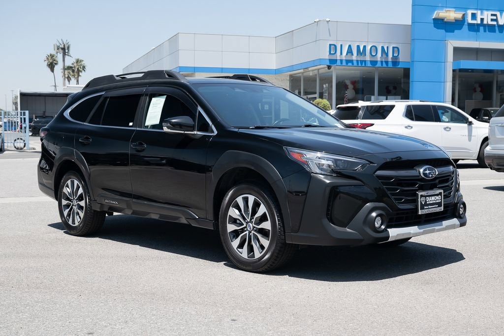 2023 Subaru Outback Limited in Grey — front three-quarter view