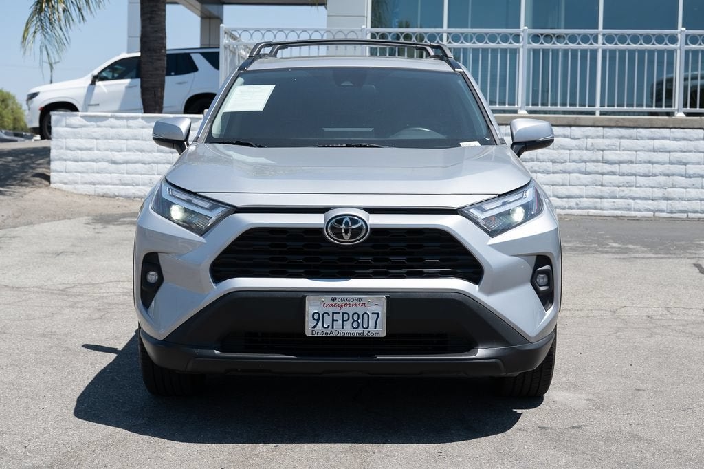 2022 Toyota RAV4 — rear three-quarter view