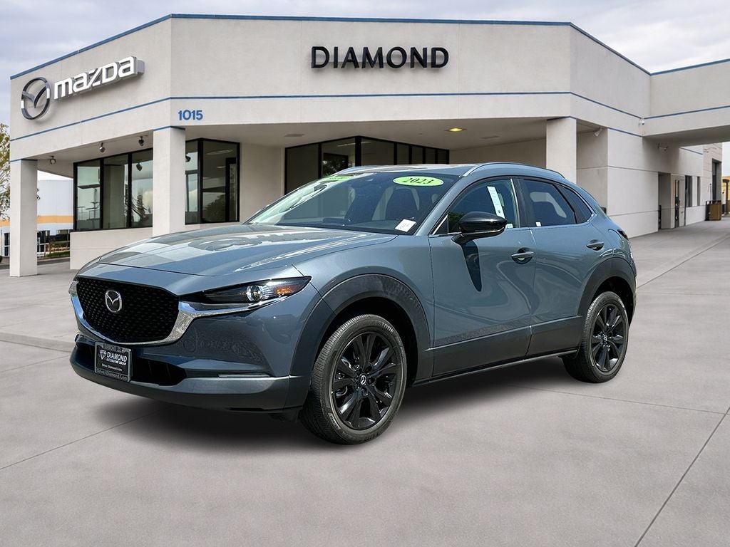 2023 Mazda Mazda CX-30 2.5 S Preferred in Polymetal Gray Metallic — front three-quarter view
