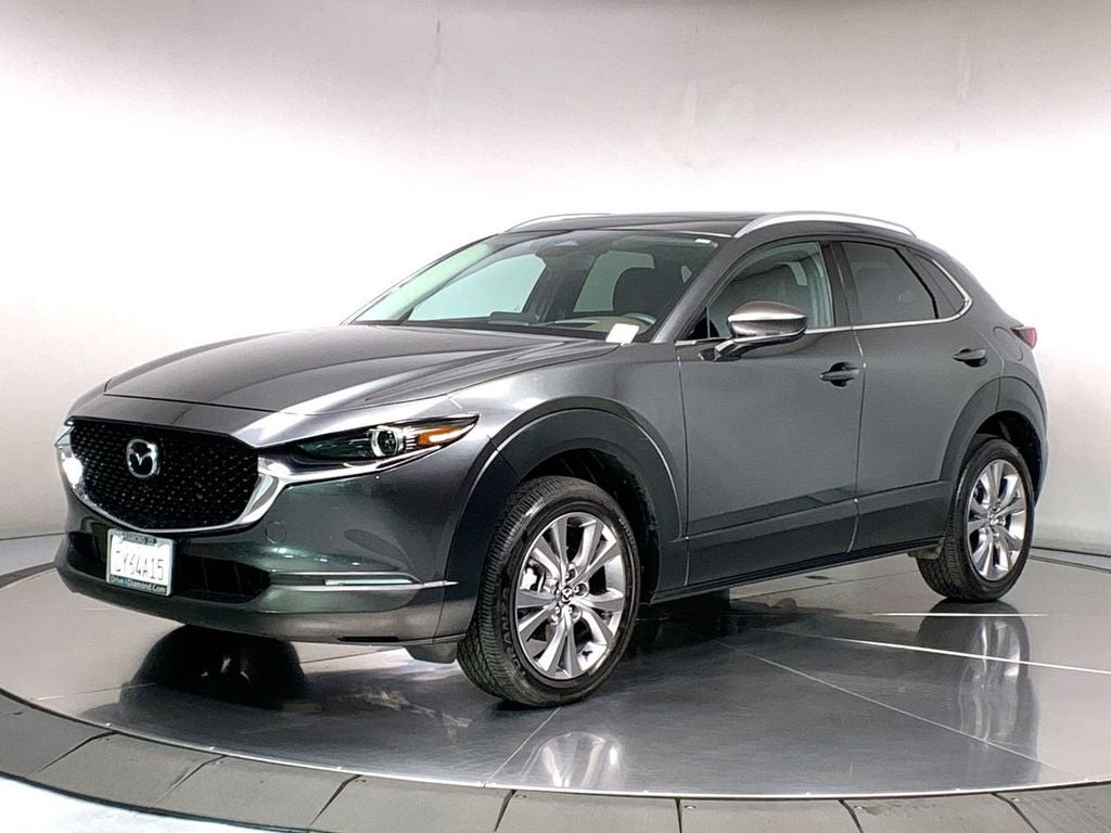 2024 Mazda Mazda CX-30 2.5 S Premium AWD in Machine Gray Metallic — front three-quarter view
