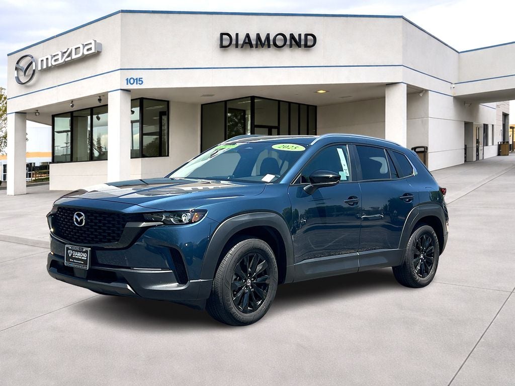 2025 Mazda Mazda CX-50 2.5 S Select Package AWD in Ingot Blue Metallic — front three-quarter view